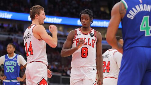 [腾讯全场集锦]🏀季前赛-公牛轻取森林狼 威尔逊16+7 布泽利斯14+6 克拉克18+7